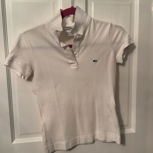 Lacoste White Polo